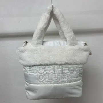 PICONE CLUB 화이트 토트백