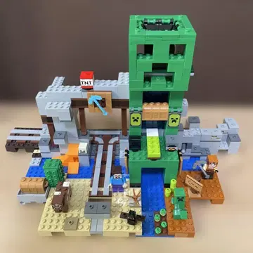 레고 마인크래프트 거대 크리퍼 동상의 광산 21155 Minecraft