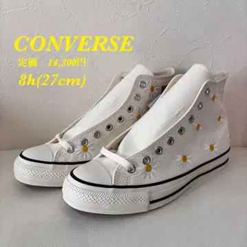 새상품 [ CONVERSE ] 컨버스 데이지 플라워 HI 25.5cm
