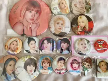 TWICE 채영 캔 배지 세트