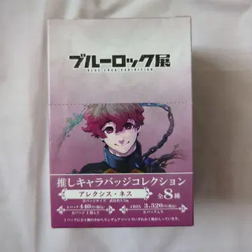 [ 익명 배송 ] 블루 록 알렉시스 네스 캔뱃지 BOX