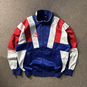 90s 르꼬끄 트랙 자켓 XL 저지 백 프린트