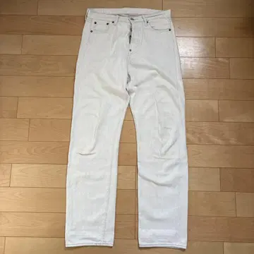 오디너리 피츠 28 화이트 데님 ordinary fits 보정 없음