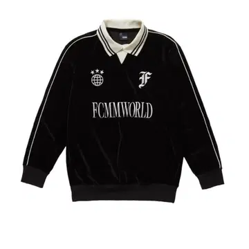 FCMMWORLD 벨로아 폴로 트레이닝복 블랙