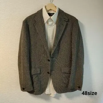 투모로우랜드 PILGRIM 헤링본 무늬 테일러드 자켓