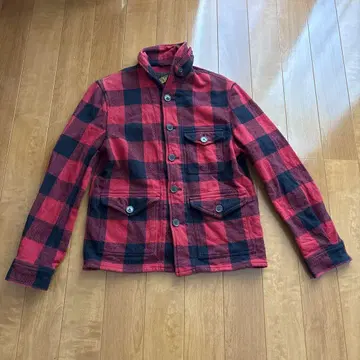 UNITED SPORTS OF AMERICA 플란넬 셔츠 M 빨검 체크