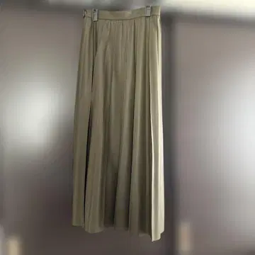 프레이 아이디 카키 플리츠 스커트 사이즈 0