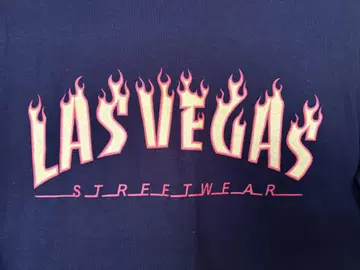 라스베이거스 한정판 VANS LAS VEGAS 긴팔 티셔츠 S