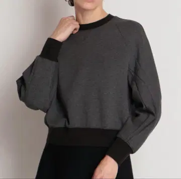 Theory Double Knit LT N LS Seam Sweatsh