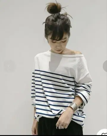 AP STUDIO 루미노아 보더 티셔츠