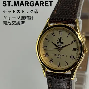 데드스탁 ST.MARGARET 쿼츠 손목시계 배터리 교환 완료