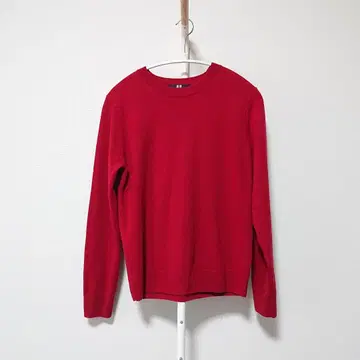 UNIQLO 유니클로 캐시미어 크루넥 스웨터 빨간색 레드 M