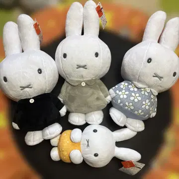 미피 토끼 봉제 인형 4개 세트