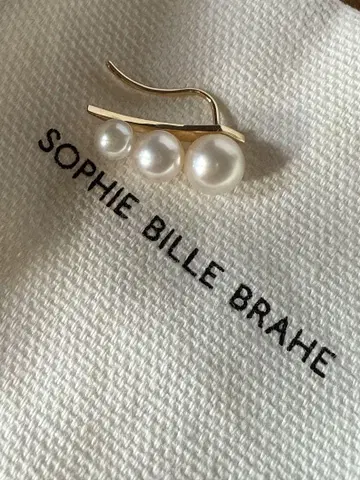 sophie bille brahe 크루아상 펄 귀걸이 한쪽
