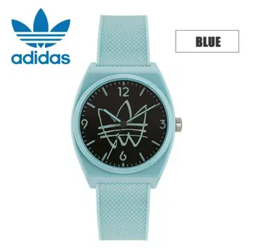 adidas 블루 고무 벨트 시계 아디다스