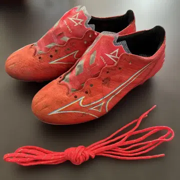 Mizuno Alpha 레드 축구 23.0cm 미즈노 스파이크