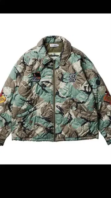 Evisen SOUVENIR QUILTING JACKET - CAMO