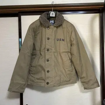 AVIREX U.S.N. 자켓 베이지