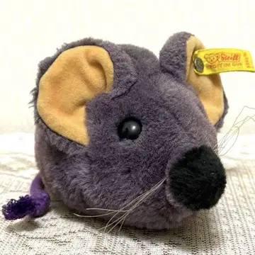슈타이프 빈티지 쥐 봉제 인형 퍼플
