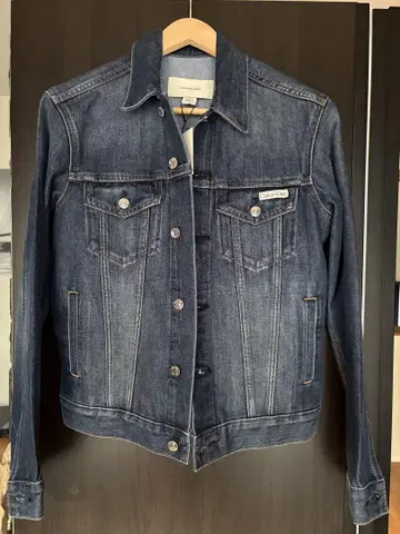 Calvin Klein Jeans 다크 데님 자켓 XS