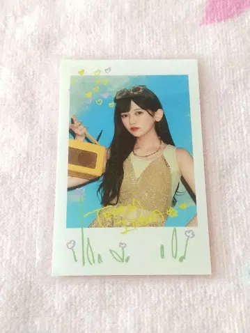 노기자카46 이케다 에이사 전츠 카페 폴라로이드풍 스티커