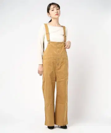 새상품급 유니버셜 오버롤 코듀로이