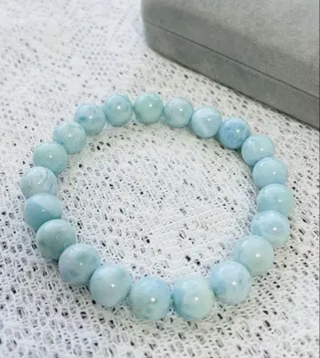 라리마 비즈 팔찌 스카이블루 9mm 0470001B