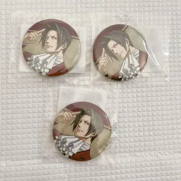 캡슐 복권 역전재판 E상 캔뱃지 미츠루기 레이지