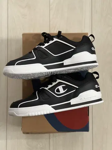 Champion 스니커즈 블랙/화이트