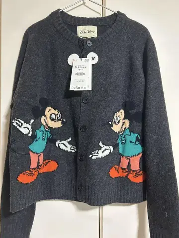 ZARA x Disney 미키마우스 가디건 M 사이즈