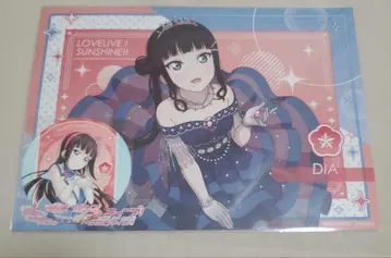 러브 라이브 Aqours 쿠로사와 다이아 런치 코스터 캐릭터 카페
