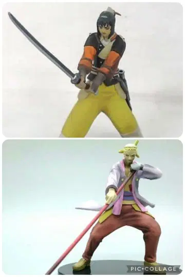 미사용 새상품!! 사무라이 7 피규어 카츠시로, 시치로지 x 2