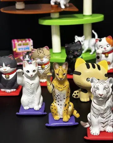 고양이 피규어 묶음 판매