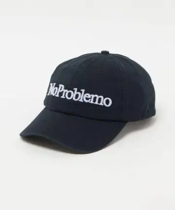 no problemo 로고 캡 블랙