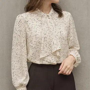 Natural Beauty Basic 올 패턴 블라우스