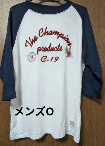 Champion C-19 래글런 소매 7부 소매 티셔츠
