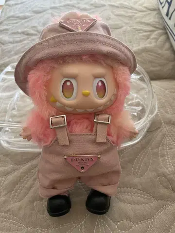 러브부 의류 17cm 봉제 인형용 의상 핑크