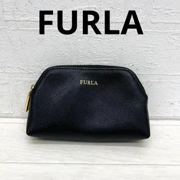 167 새상품급 FURLA 파우치 소품함 멀티 케이스 블랙 훌라