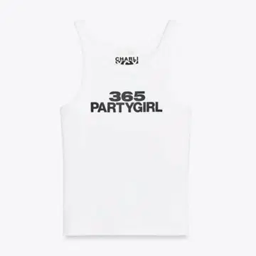 CHARLI XCX 탱크탑 화이트 ZARA 찰리 xcx