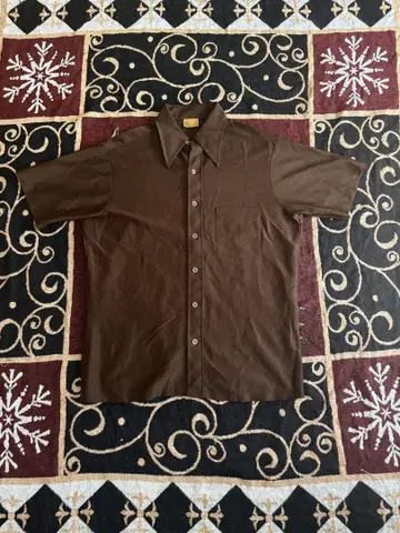 70s 오픈 카라 셔츠 Sears