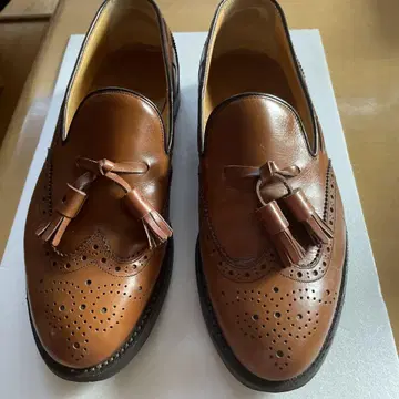 HIROKAWA SCOTCH GRAIN 태슬 로퍼 24.5cm