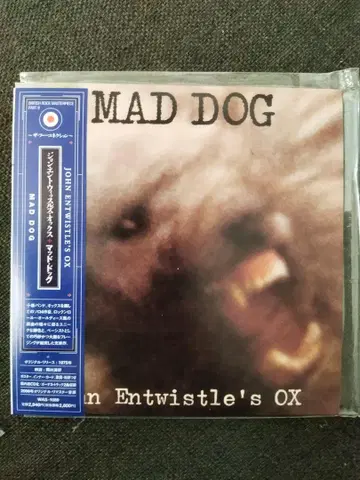 MAD DOG John Entwistle's OX 종이 자켓