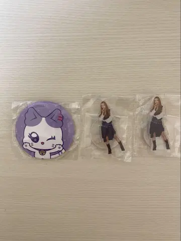 사쿠라이 미우 미니 아크릴 스탠드 캔뱃지 미야우