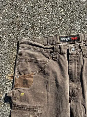 Wrangler 카고 팬츠 브라운