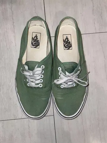 VANS authentic 그린 사이즈 28.0cm