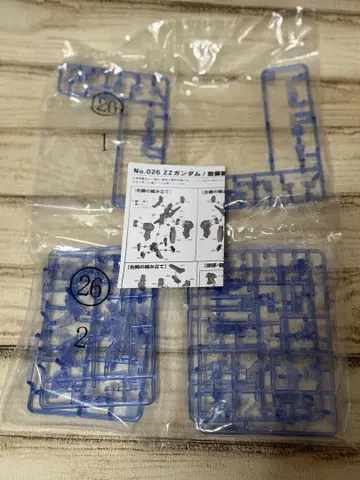 건담 아티팩트 더블 제타 건담 클리어 블루 ZZ 시크릿