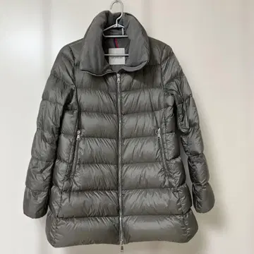 MONCLER 그레이 롱 다운 자켓