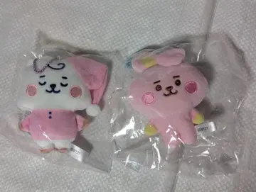 BT21 복슬복슬 마스코트 2종 Fuwa Fuwa Mascot 봉제 인형