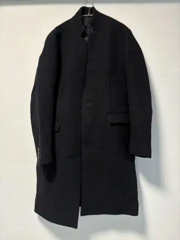 THEAD 블랙 체스터 코트