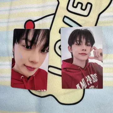 TXT 영준 MOAZONE 팬 라이브 FC 트레이딩 카드 2장